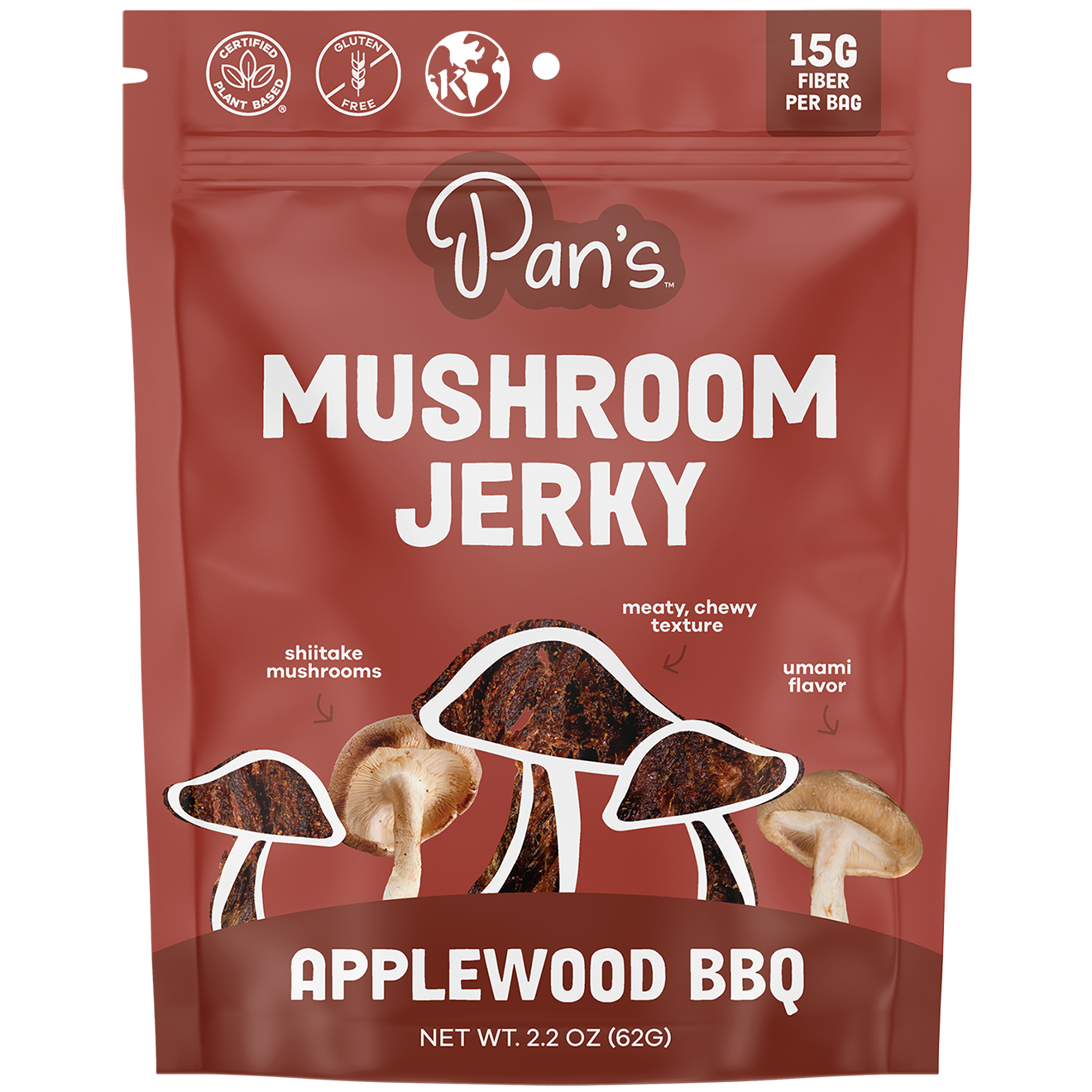Applewood BBQ Mushroom Jerky