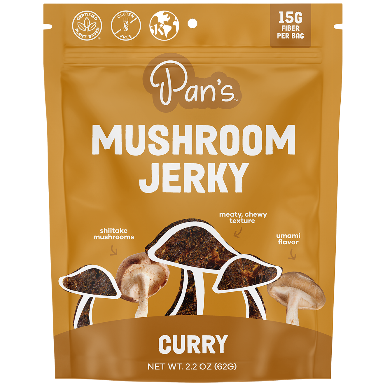 Curry Mushroom Jerky