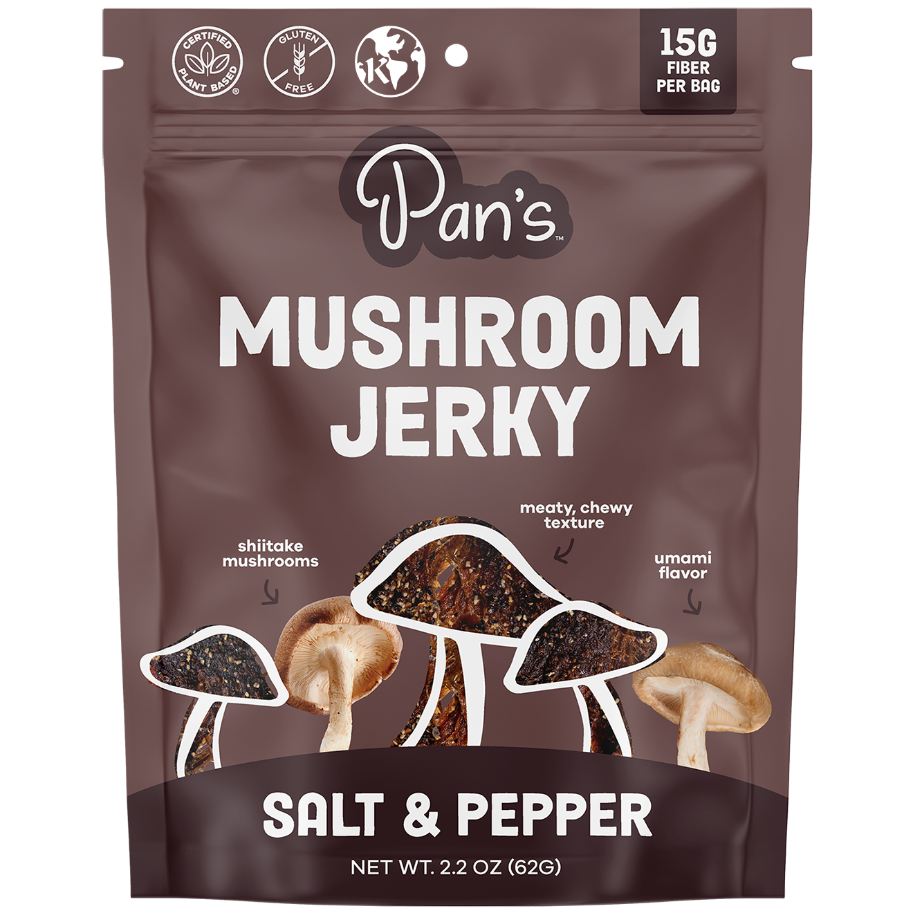 Salt & Pepper Mushroom Jerky