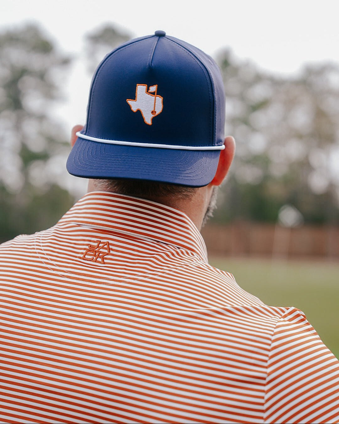 Burnt Orange Stripes