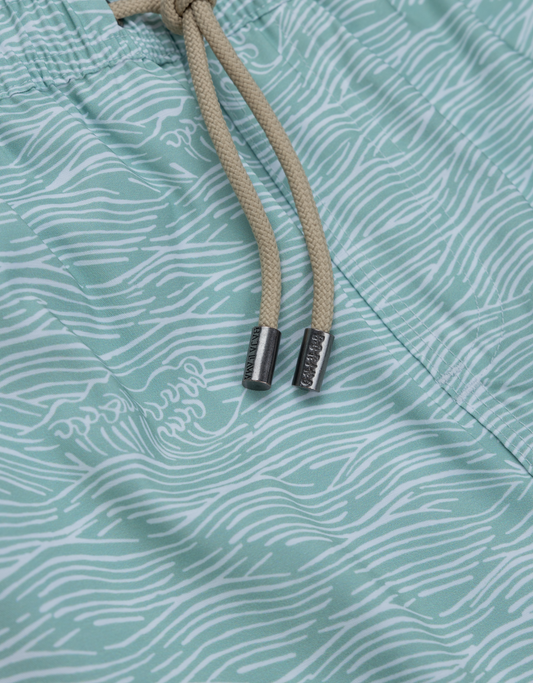 ROLL TIDES FERN GREEN - STRETCH SWIMSUIT