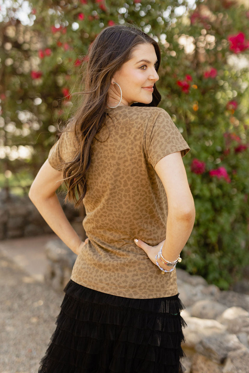 Mama Is The Toughest Leopard Tee