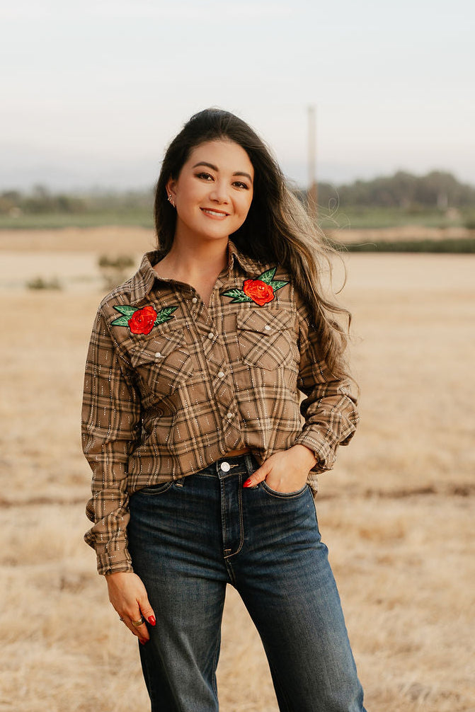 Rhinestone Rodeo Button Up