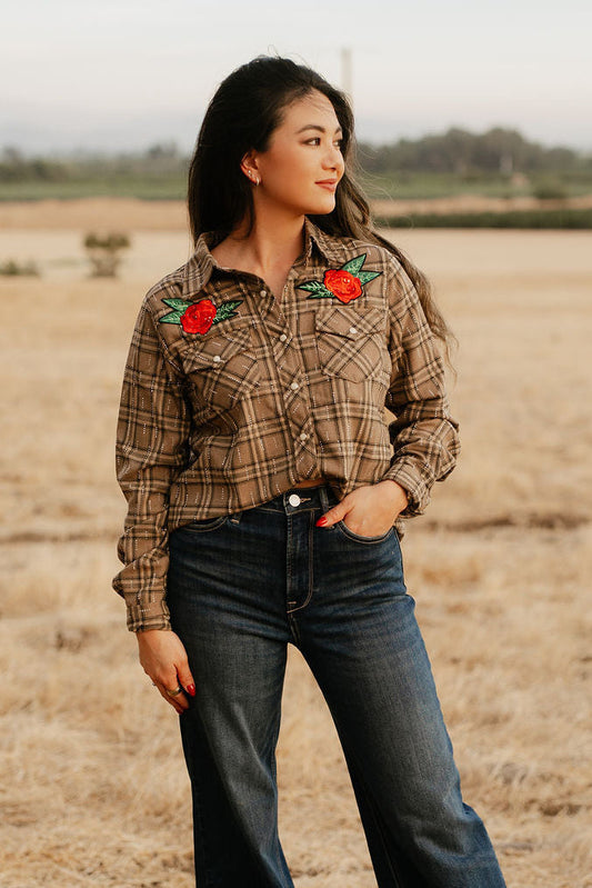 Rhinestone Rodeo Button Up