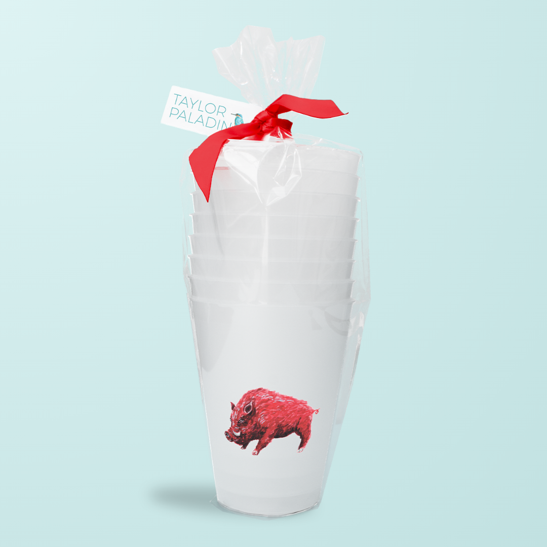 Red Hog Frosted Cups