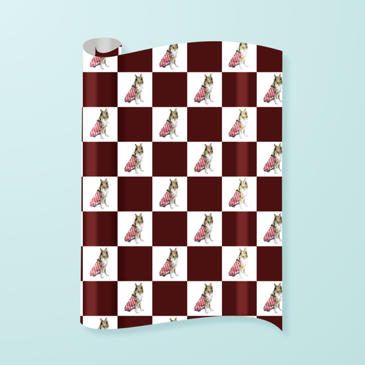 Rough Collie Gift Wrap