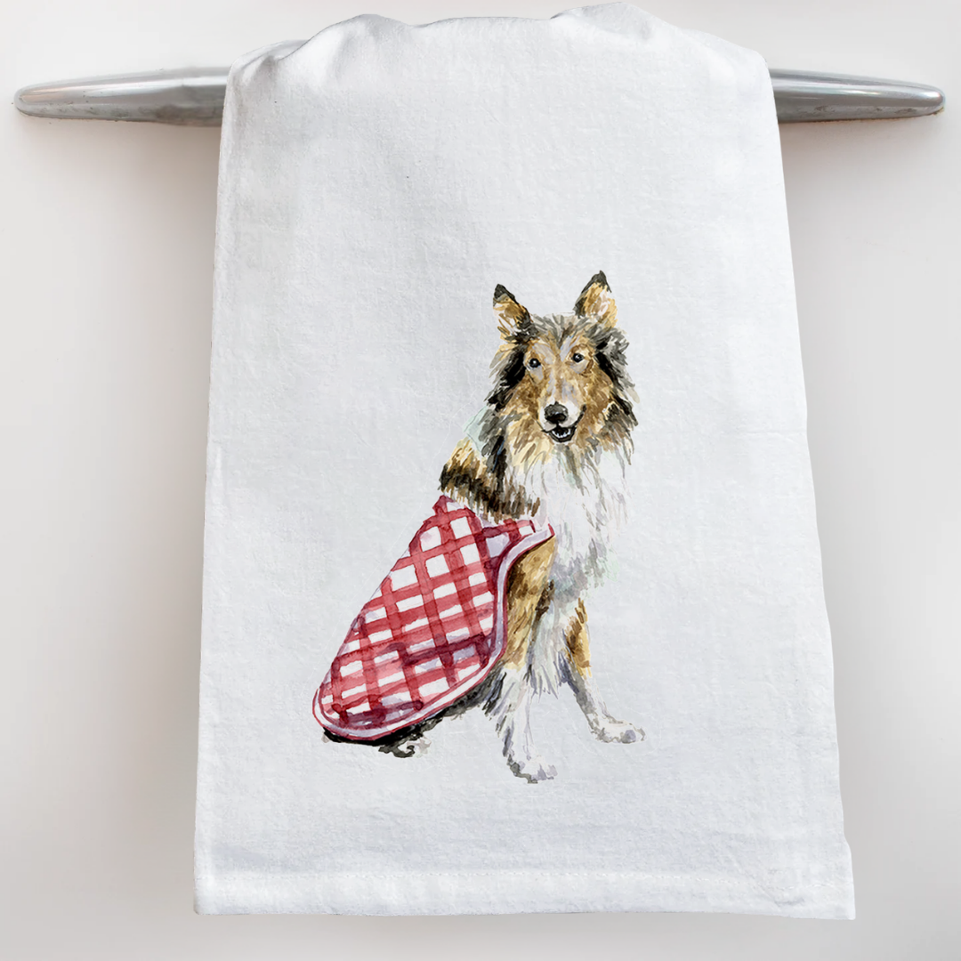 Collie Dog Kitchen Towel