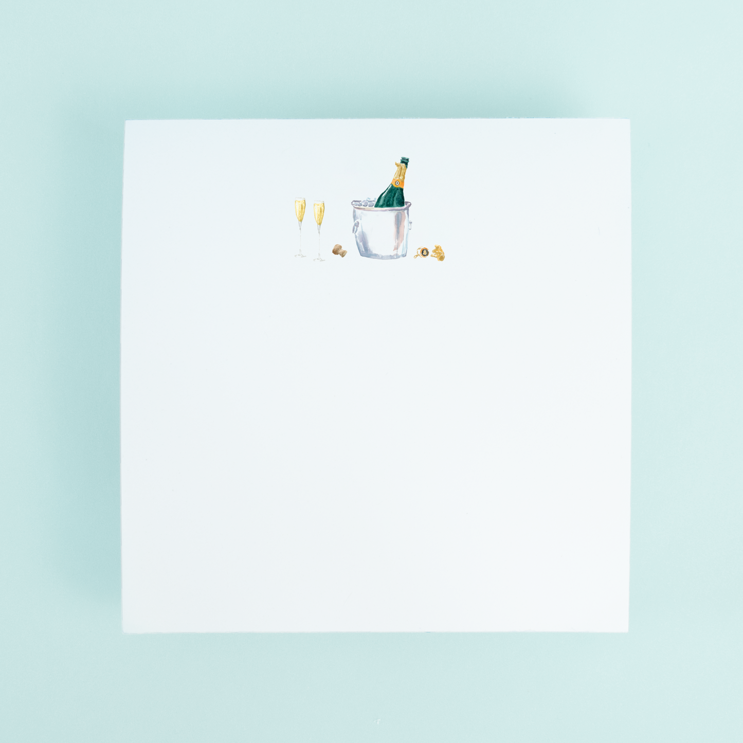 Champagne Celebration Square Desk Set