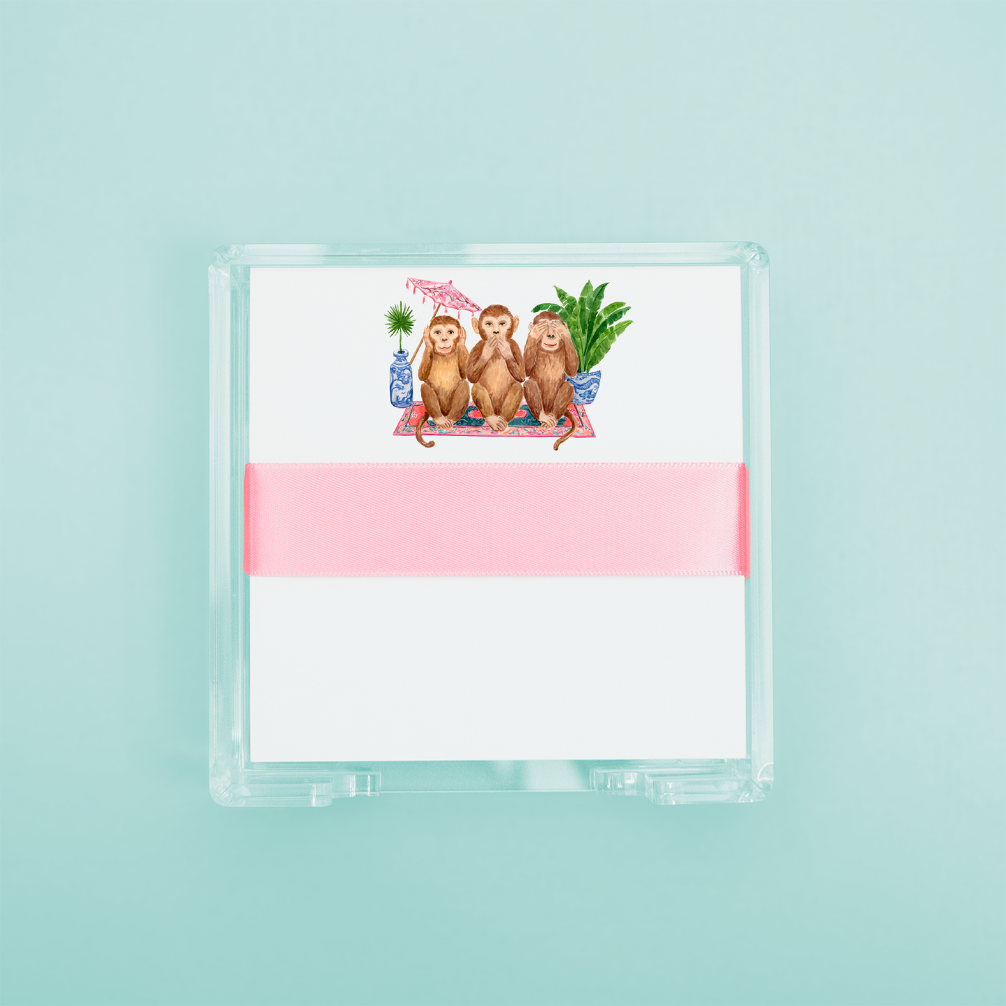 3 Wise Monkeys Desk Set