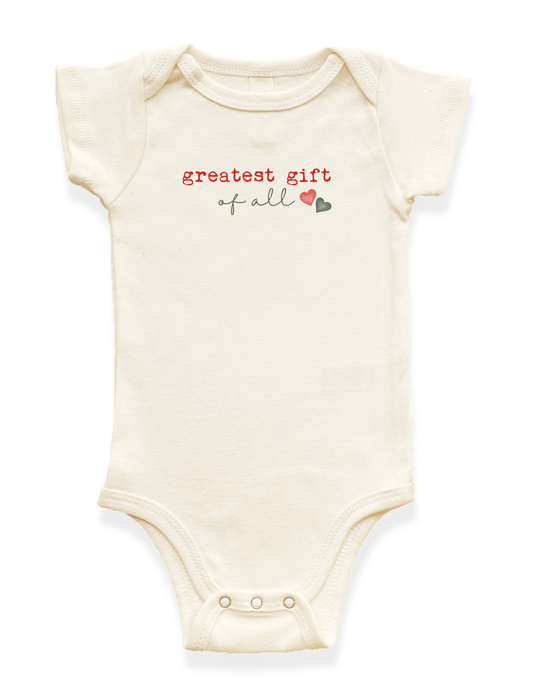 Greatest Gift Of All Organic Baby Bodysuit