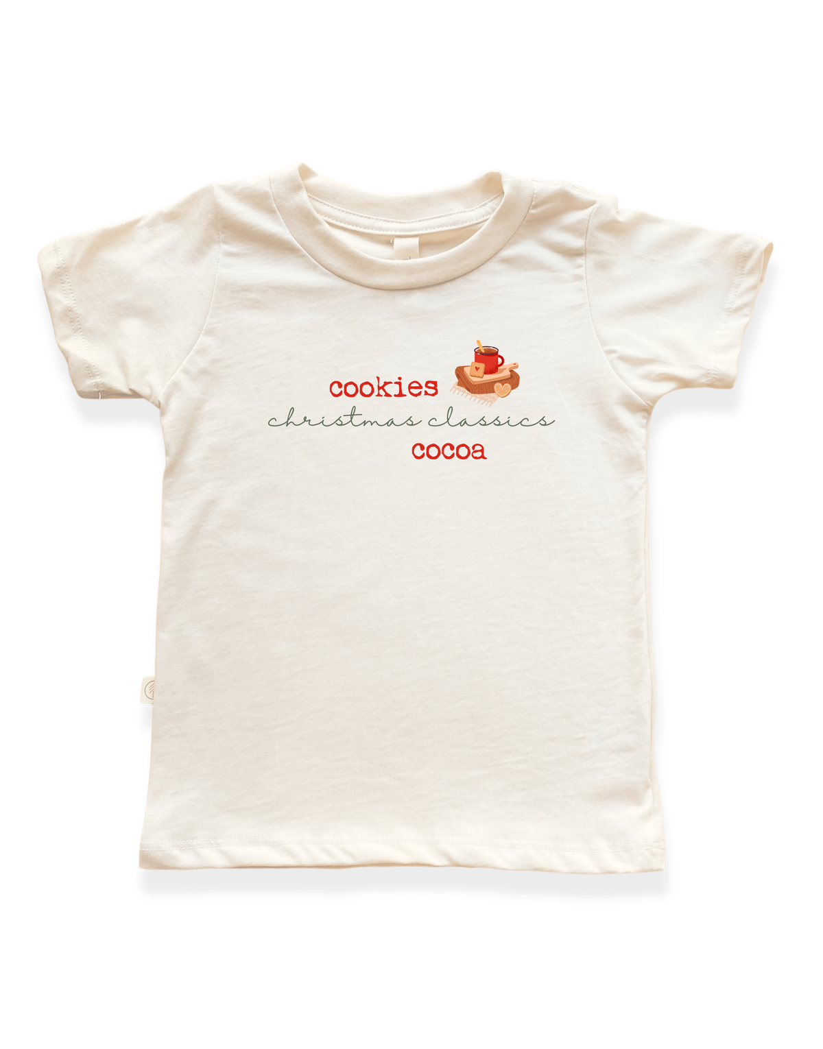 Cookies, Christmas Classics, Cocoa Organic Kids T-Shirt