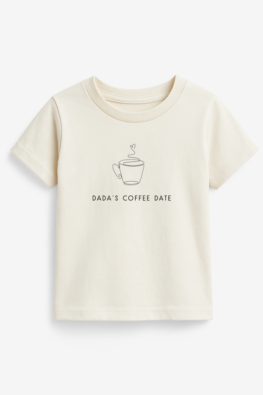 Dadas Coffee Date Organic Kids T-shirt