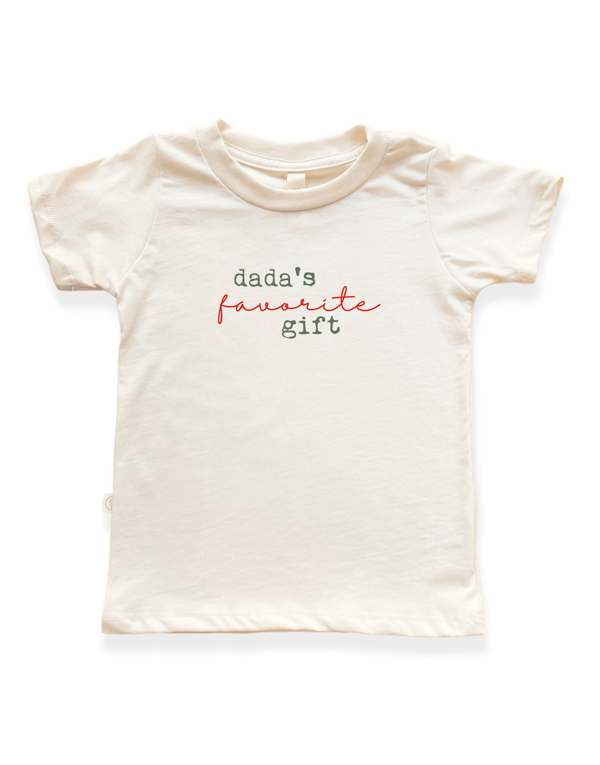 Dada's Favorite Gift Organic Kids T-Shirt