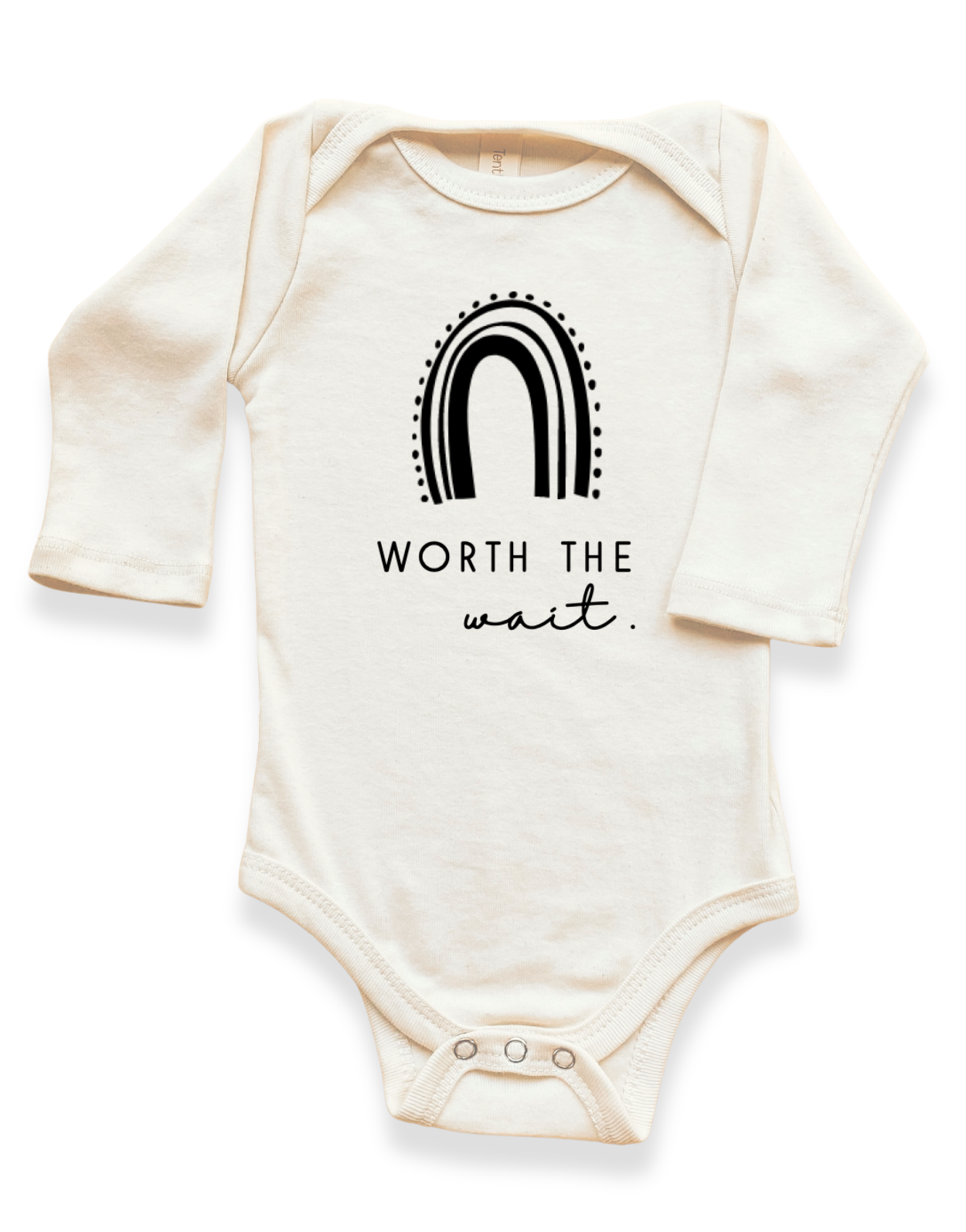 Worth the Wait Organic Bodysuit Long Sleeve