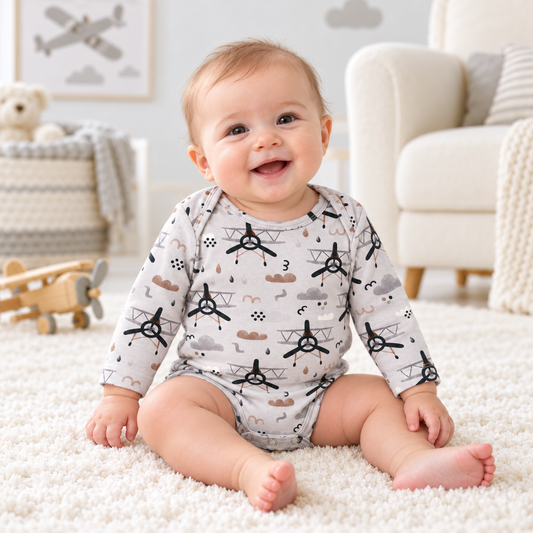 Little Aviator Bamboo Bodysuit