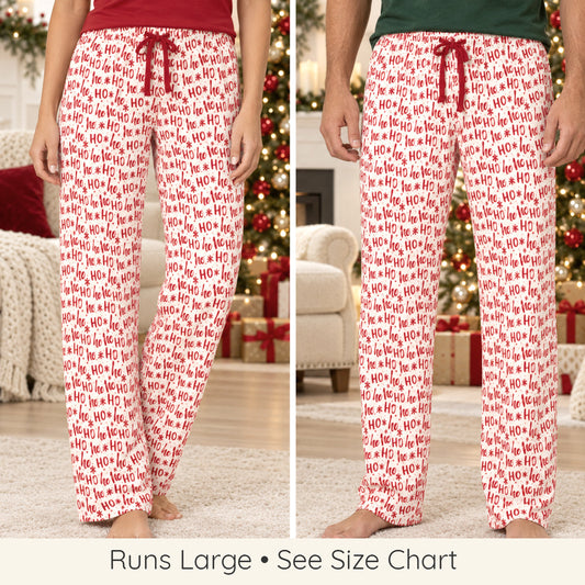 Christmas Ho-Ho-Ho Bamboo Pajama Pants