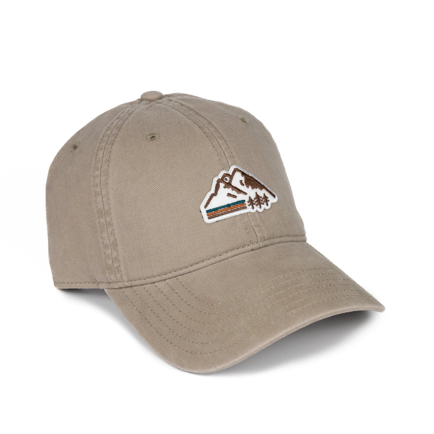 Retro Mountain Peached Cotton Dad Hat