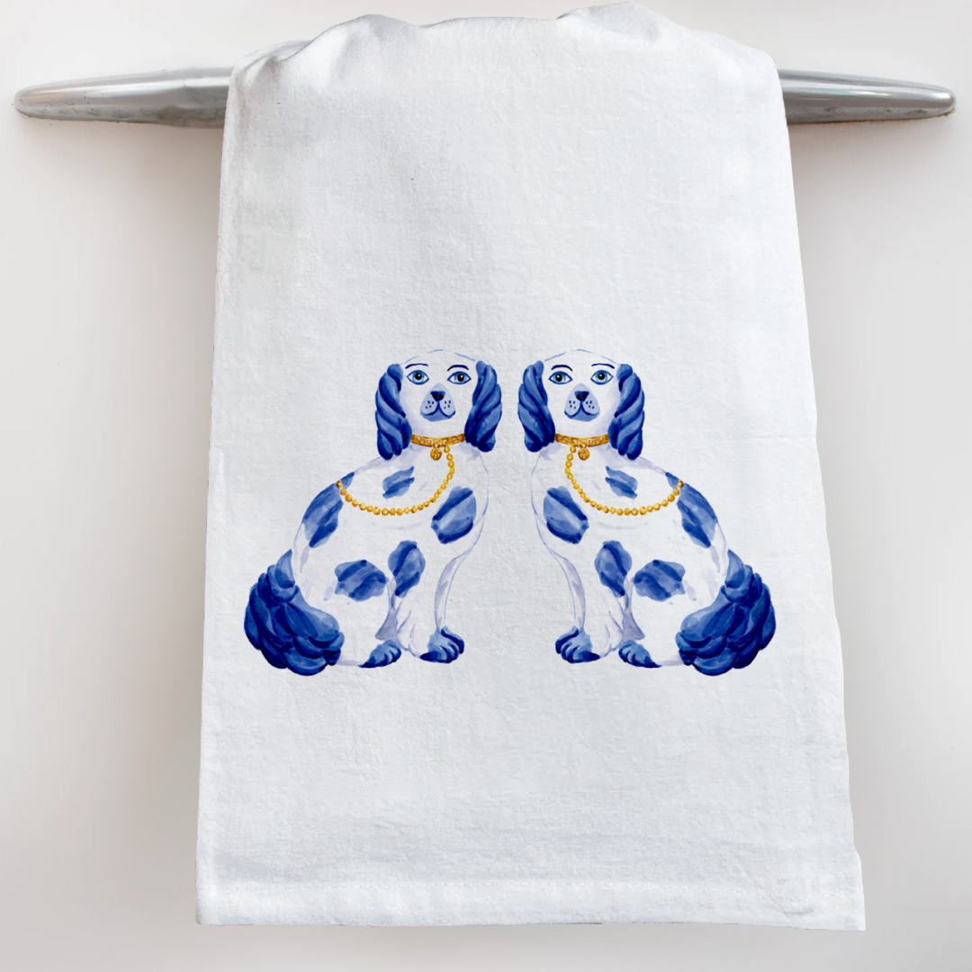 Staffordshire Dogs Tea Towel