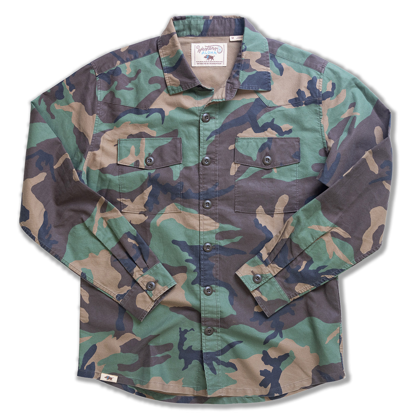 Waimea Overshirt Surplus Camo