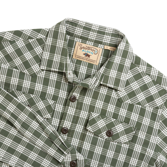 Waimea Overshirt Lanikai Green Palaka
