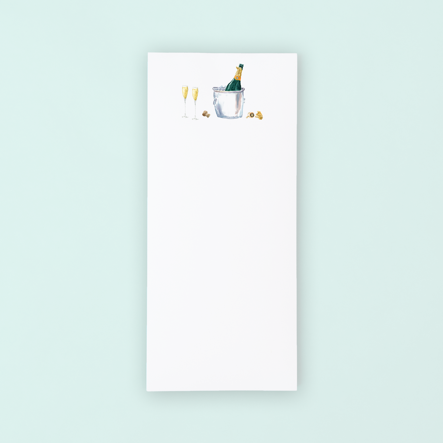 Champagne Celebration Lists Pad