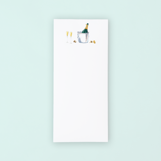 Champagne Celebration Lists Pad