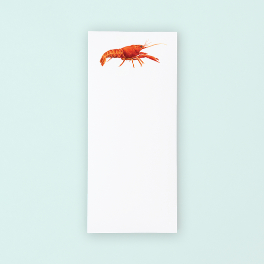 Red Crawfish Lists Pad