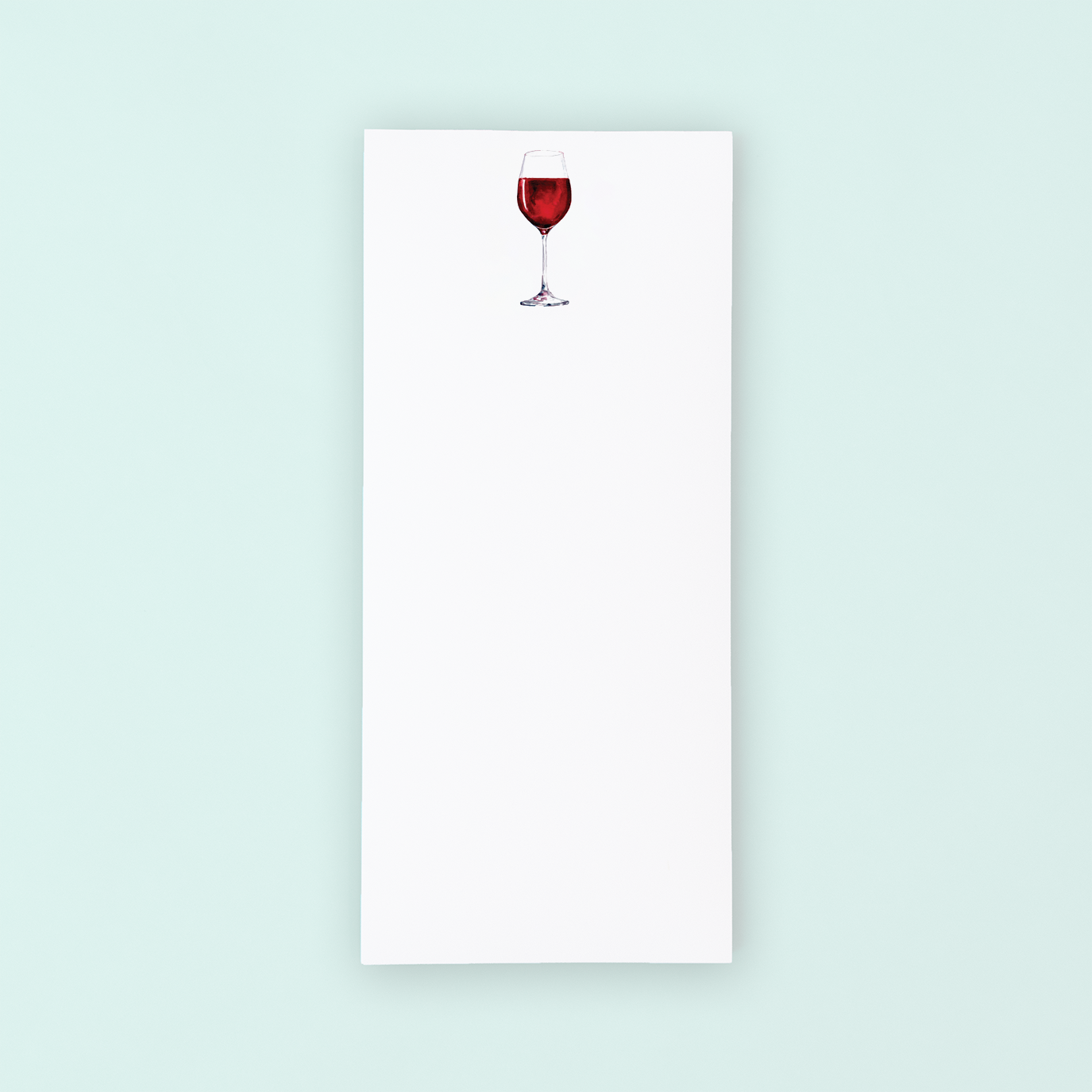 Red Wine Lists Pad