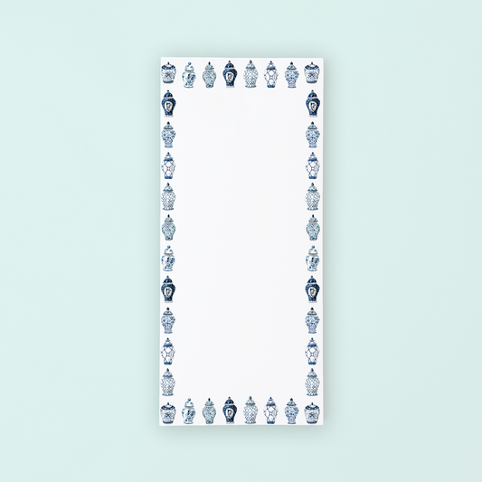 Ginger Jars Lists Pad