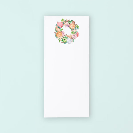 Seashell Wreath List Pad