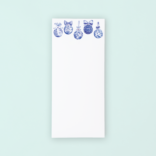 Chinoiserie Ornaments List Pad
