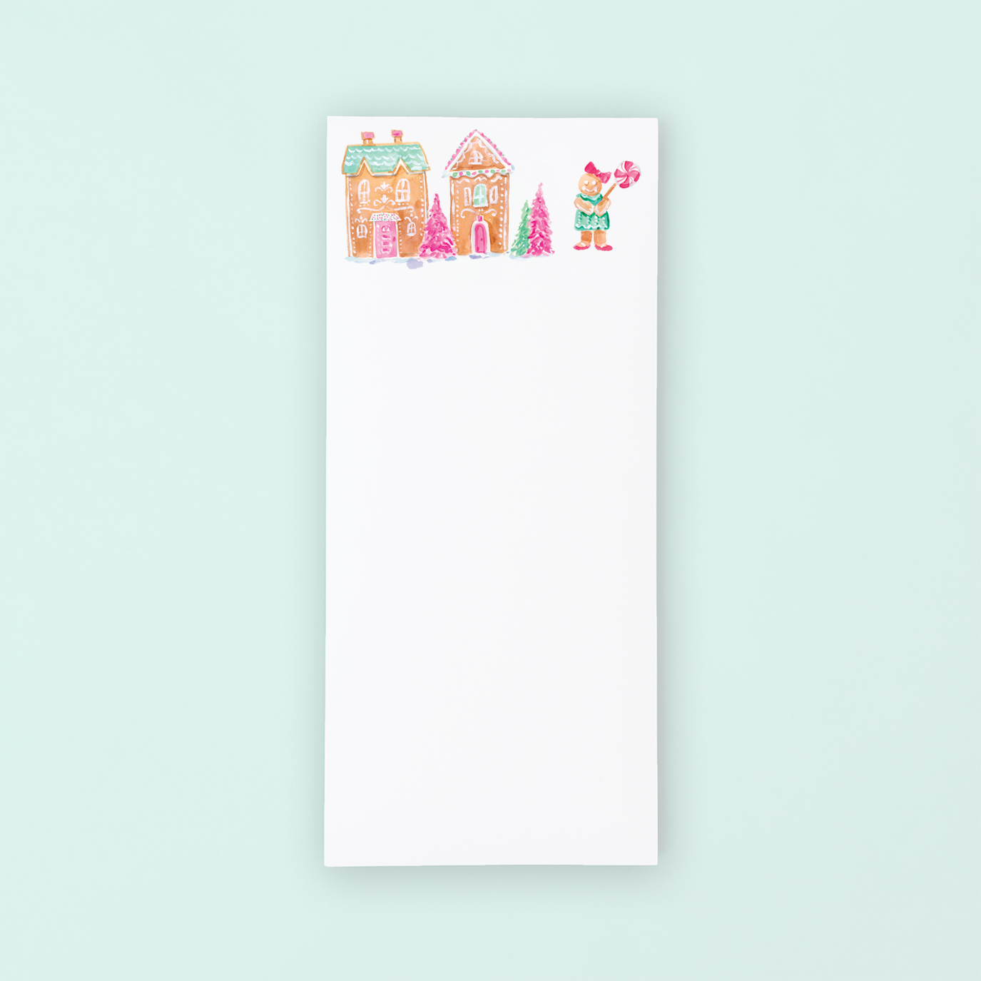 Gingerbread Village List Pad