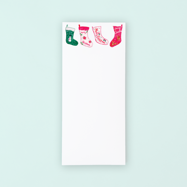 Vintage Stocking List Pad