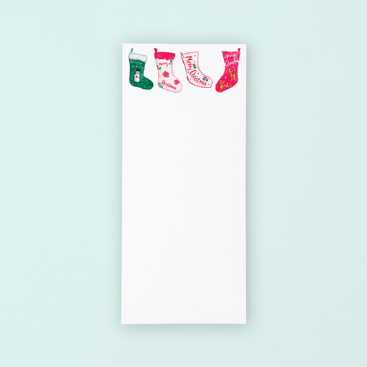 Vintage Stocking List Pad