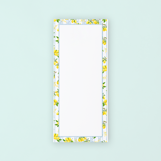 Lemon Pattern Lists Pad