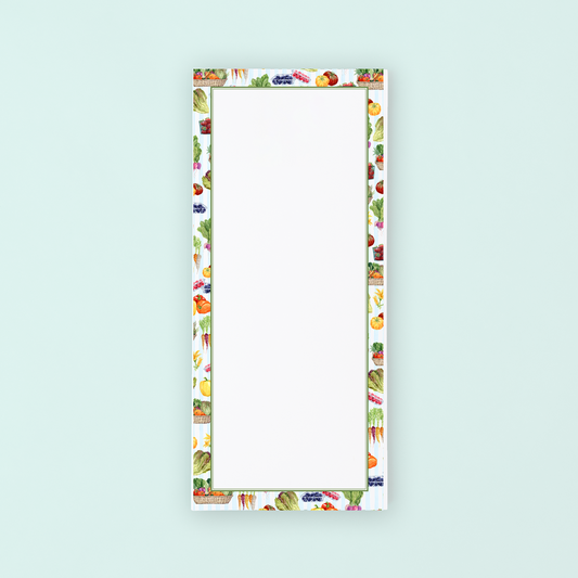 Vegetable Pattern Lists Pad