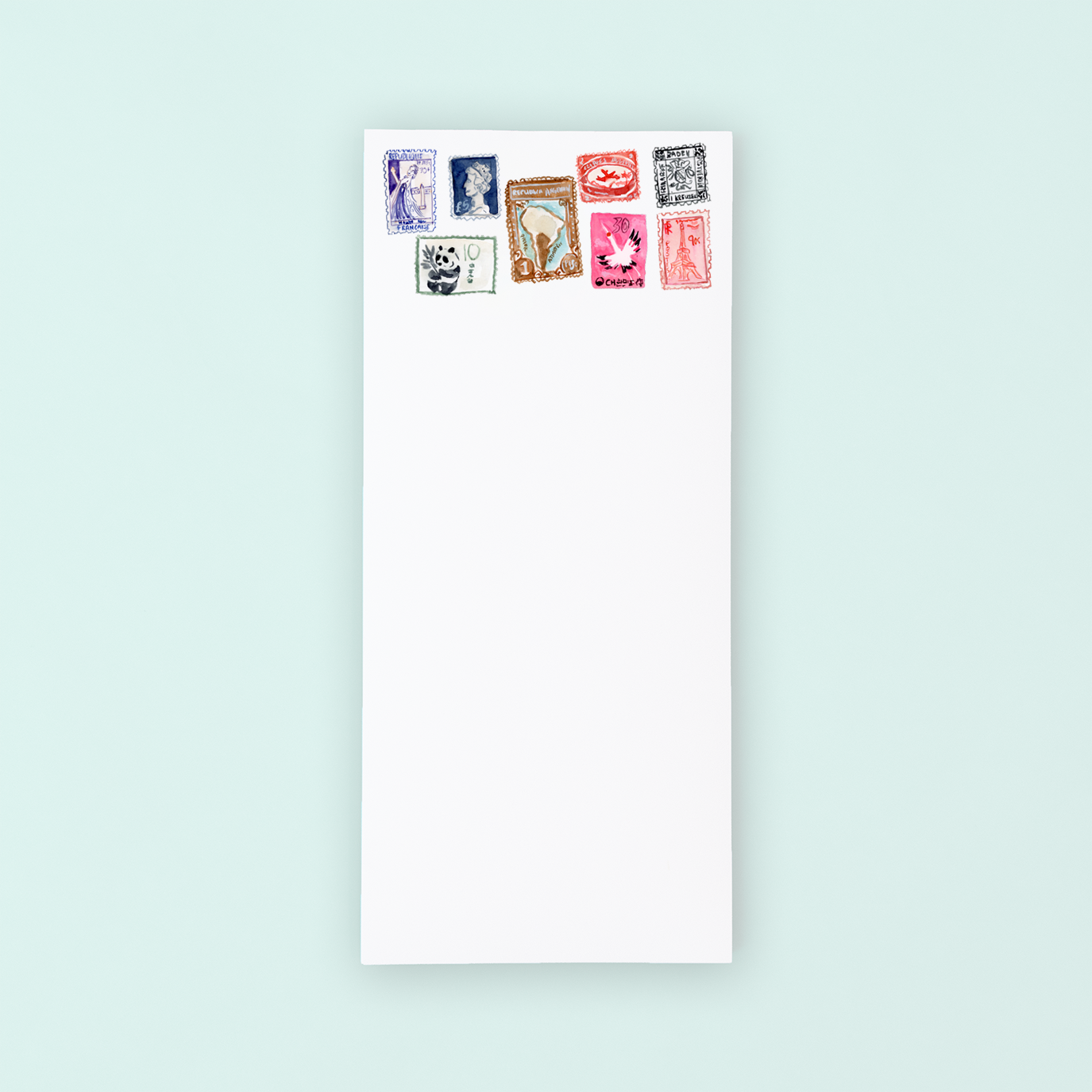 Vintage Stamps Lists Pad