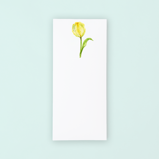 Yellow Tulip Lists Pad