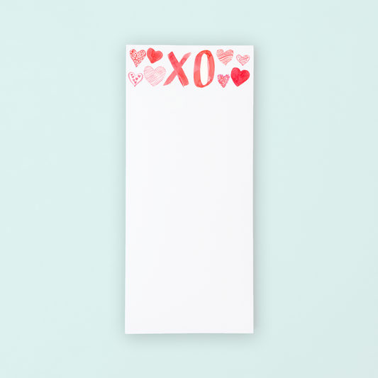 Abstract XO Lists Pad