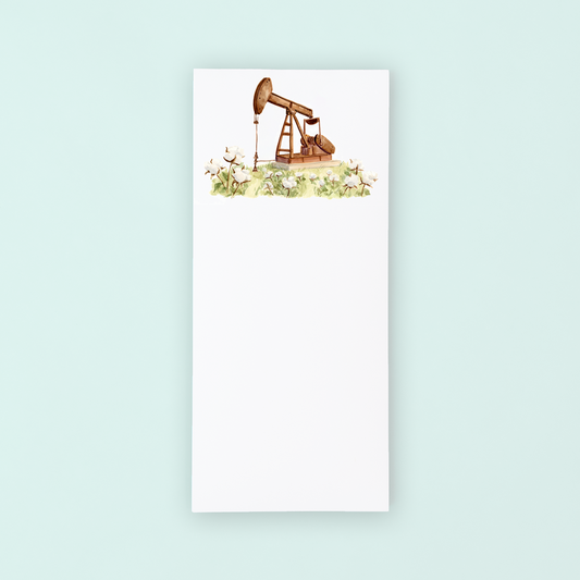 Cotton Field Pumpjack Lists Pad