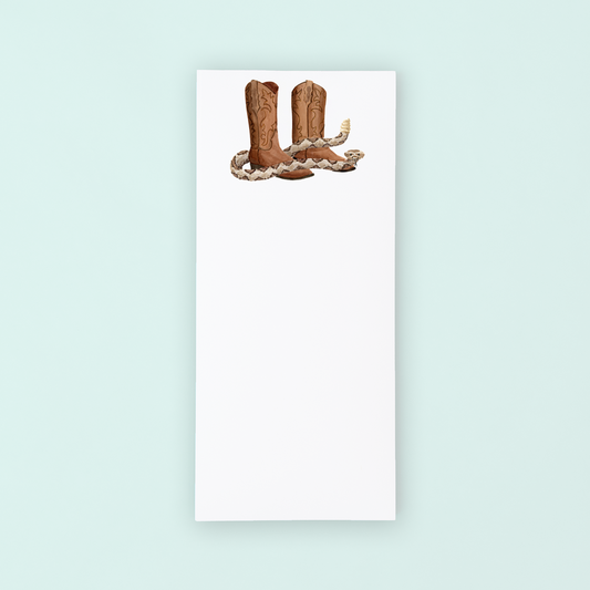 Snake in Boots Lists Pad