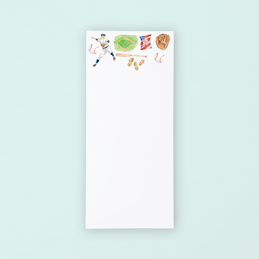 Baseball Pattern List Notepad
