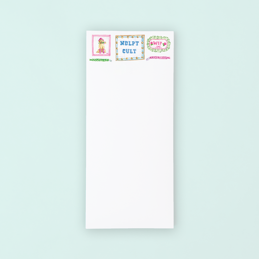 Needlepoint Cult Listpad