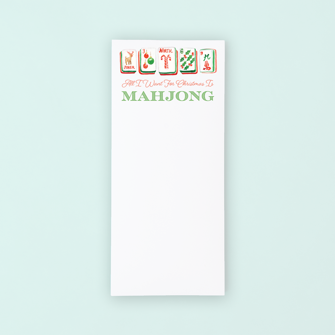 Holiday Mahjong Listpad