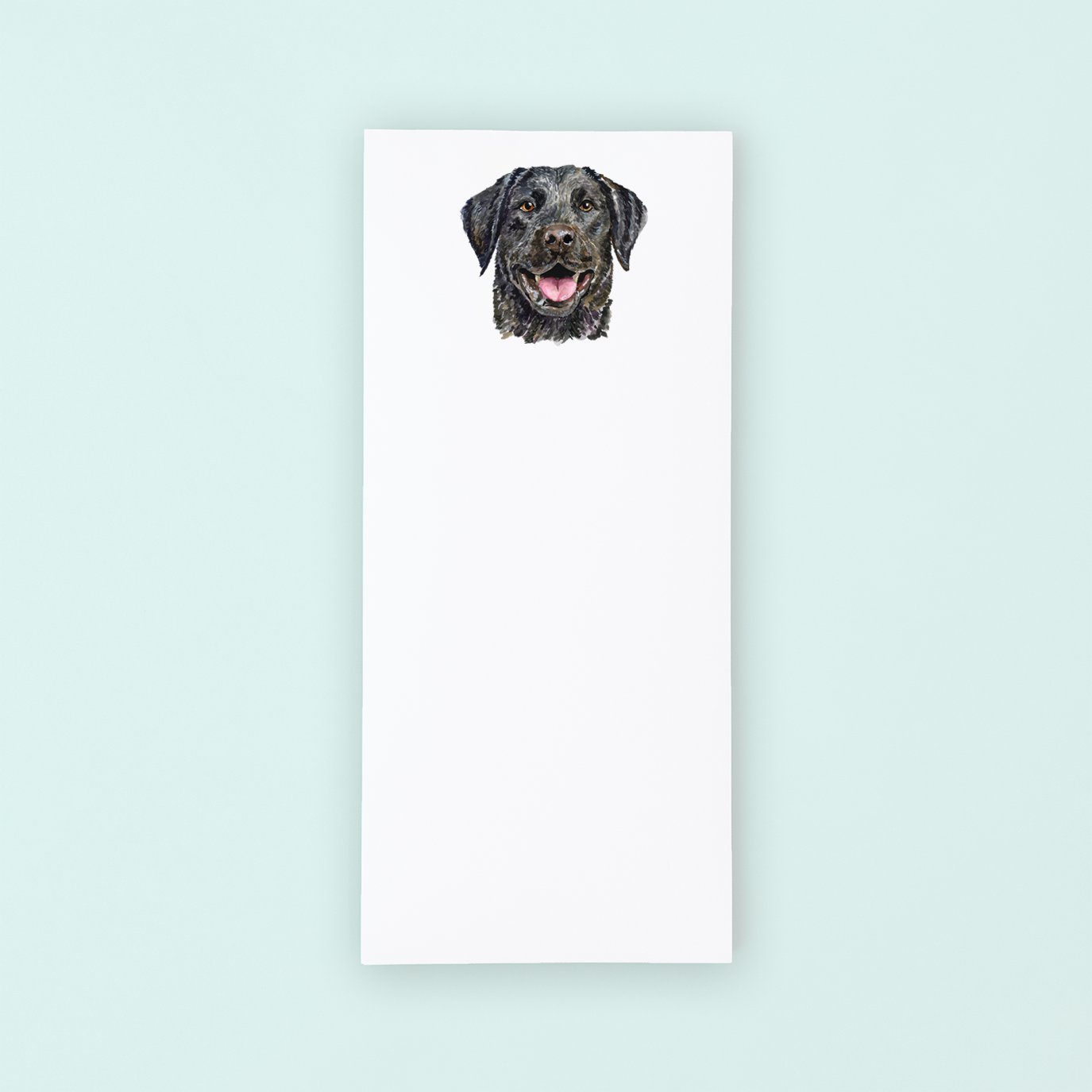 Black Lab Portrait Listpad