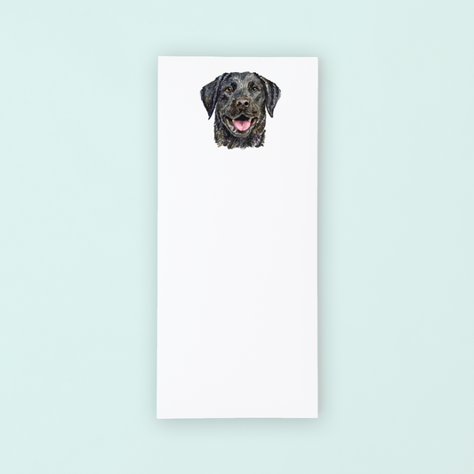Black Lab Portrait Listpad