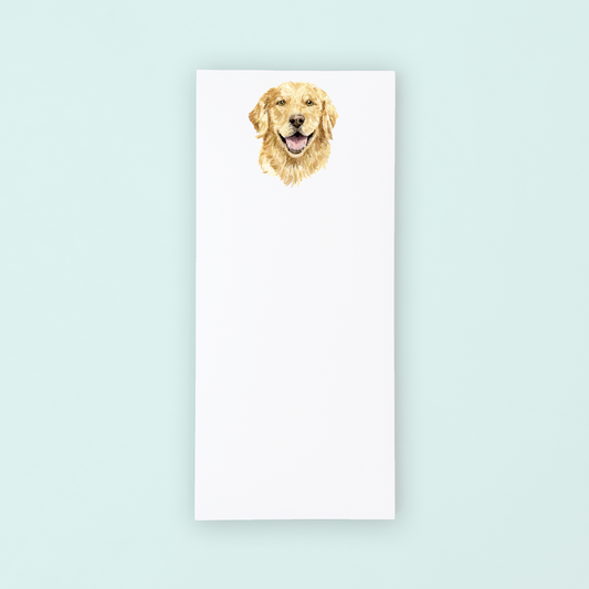 Golden Retriever Portrait Listpad