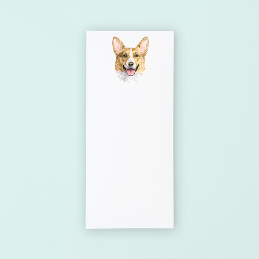 Corgi Portrait Listpad
