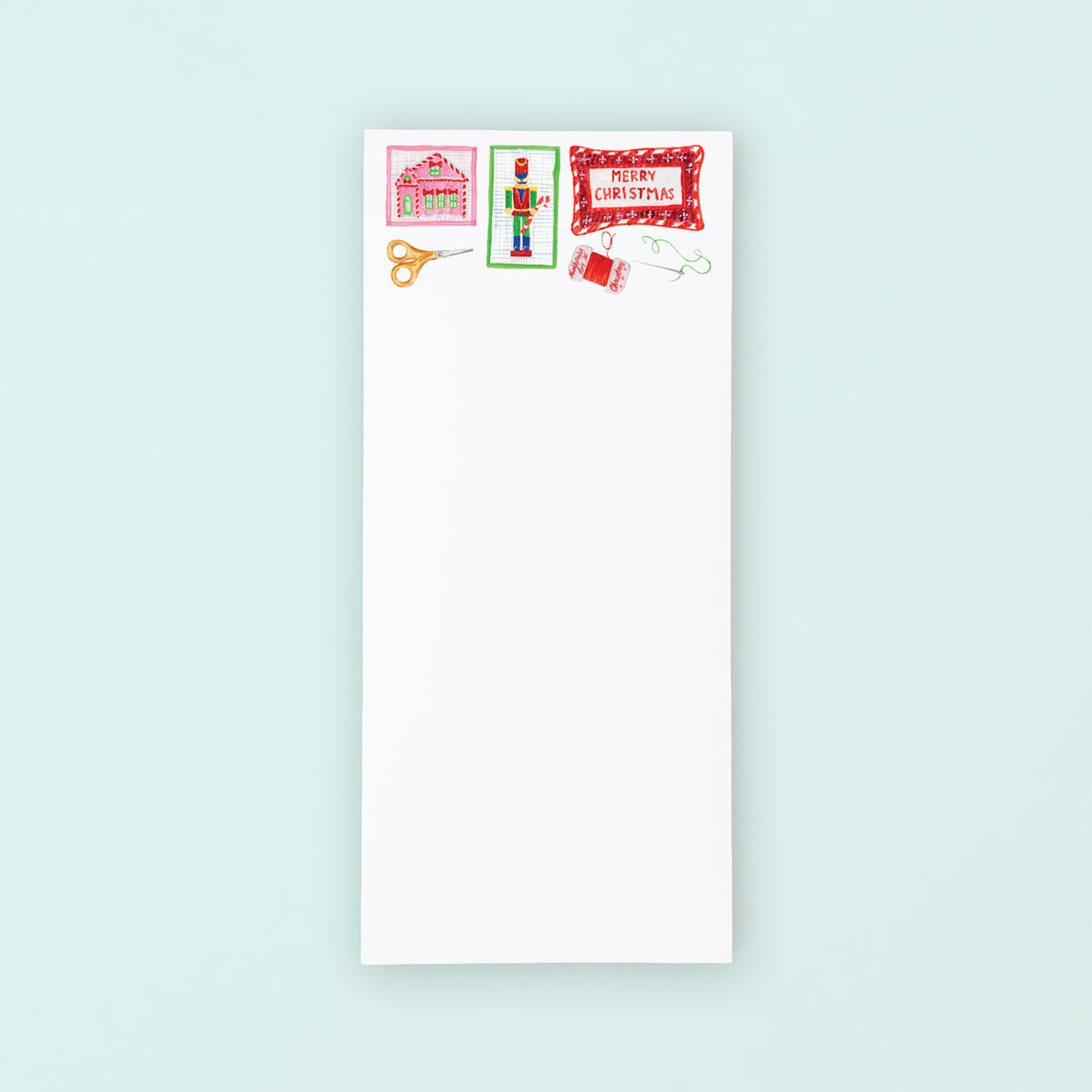Holiday Needlepoint Listpad