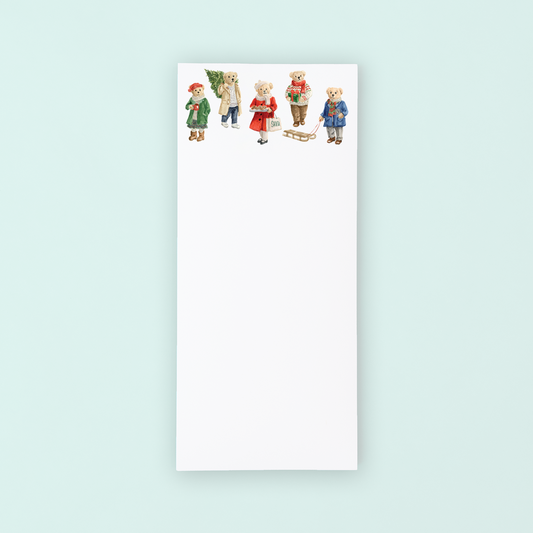 Holiday Teddy Bears Listpad